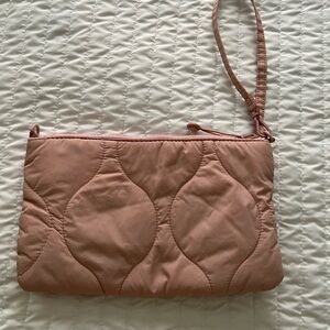 Vera Bradley Quilted Blush Wristlet